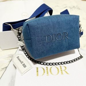 Dior Beauty Denim CB/ Shoulder Bag. NWOT.